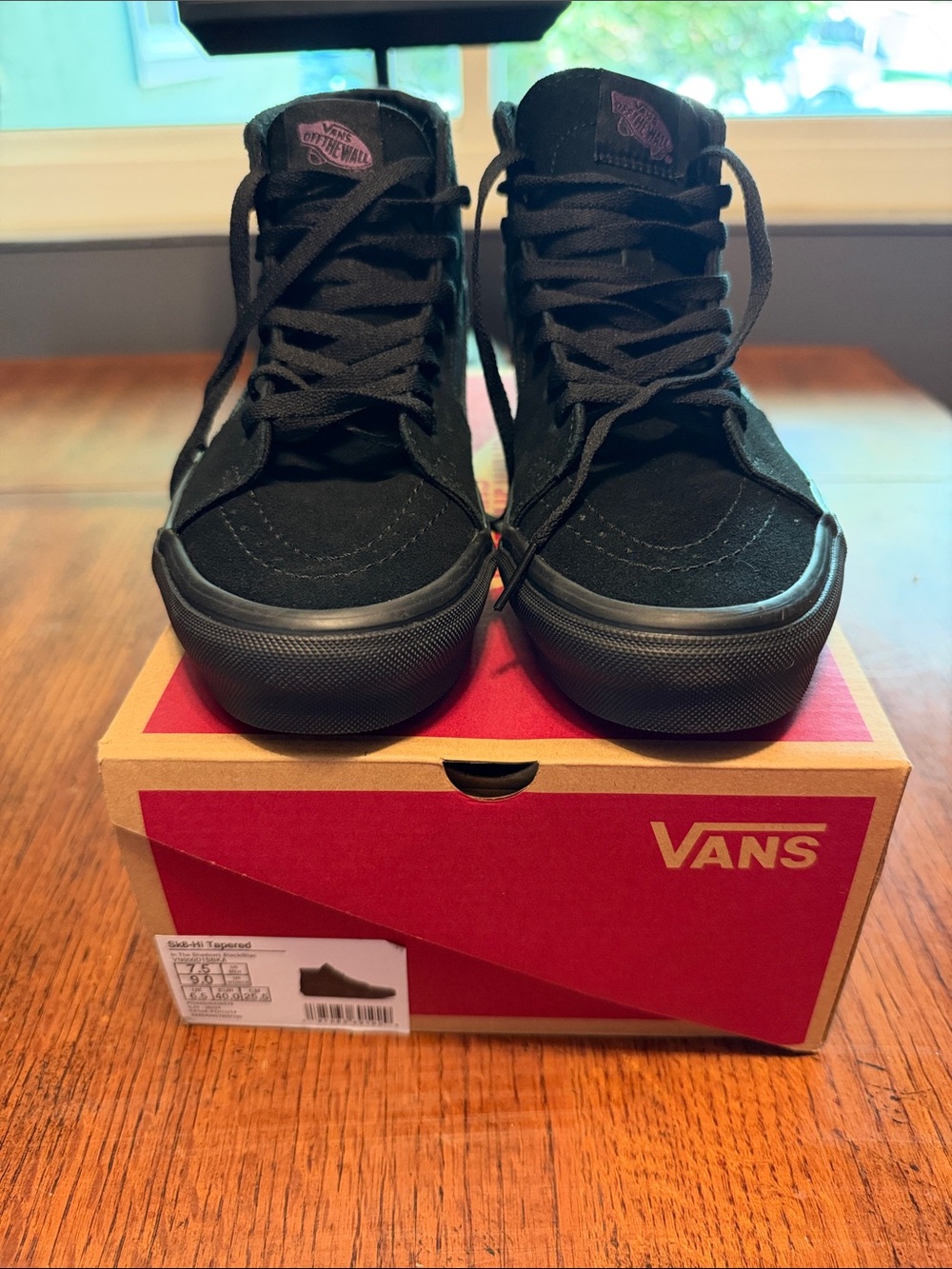 Vans Black High-Top Sk8-Hi Sneakers Halloween🎃 Edition